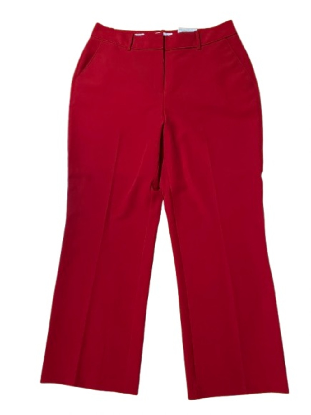 NWT ELLE Classic Wide-Leg Pants - Cherries Red Size 12